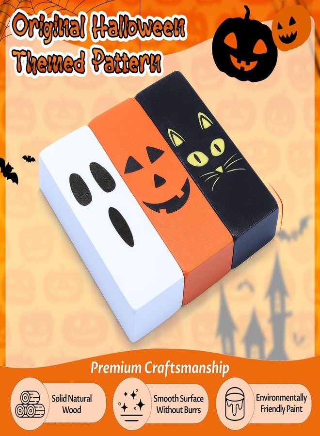 YIBOBO Halloween Wooden Block Stacking Game, Precision Stacking Challenge and Hand-Eye Coordination Challenge Toys,Suitable for Halloween Parties or Events, for Adults and Kids Aged 3+ (Halloween) - Image 3